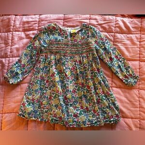 Mini Boden Floral Kids Dress - Whimsy Multicolor